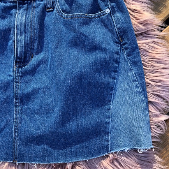 Madewell Rigid A-Line Mini Skirt- Pieced Edition - Picture 6 of 7